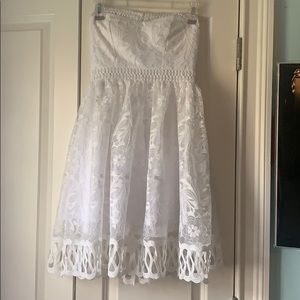 francesca’s White staples dress NEW WITH TAGS